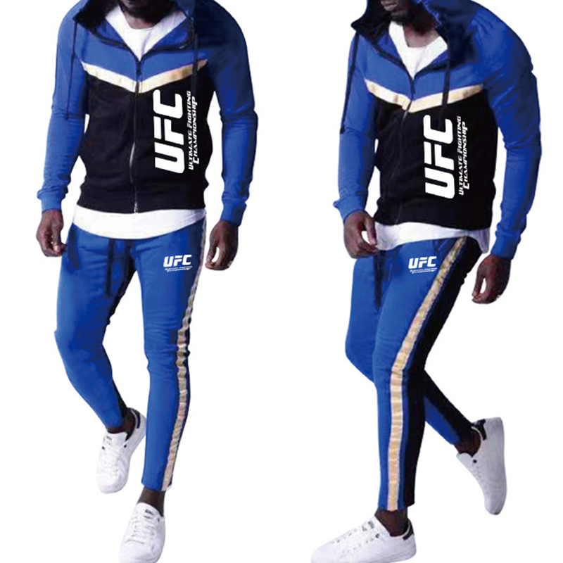 

Lovely Sportswear Letter Blue Two-piece Pants Set