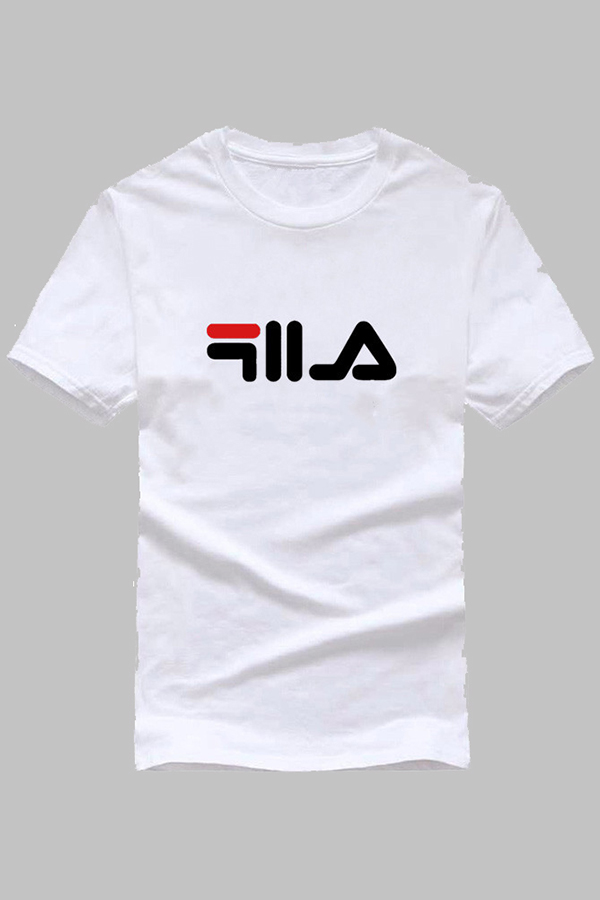 

Lovely Casual Print White T-shirt