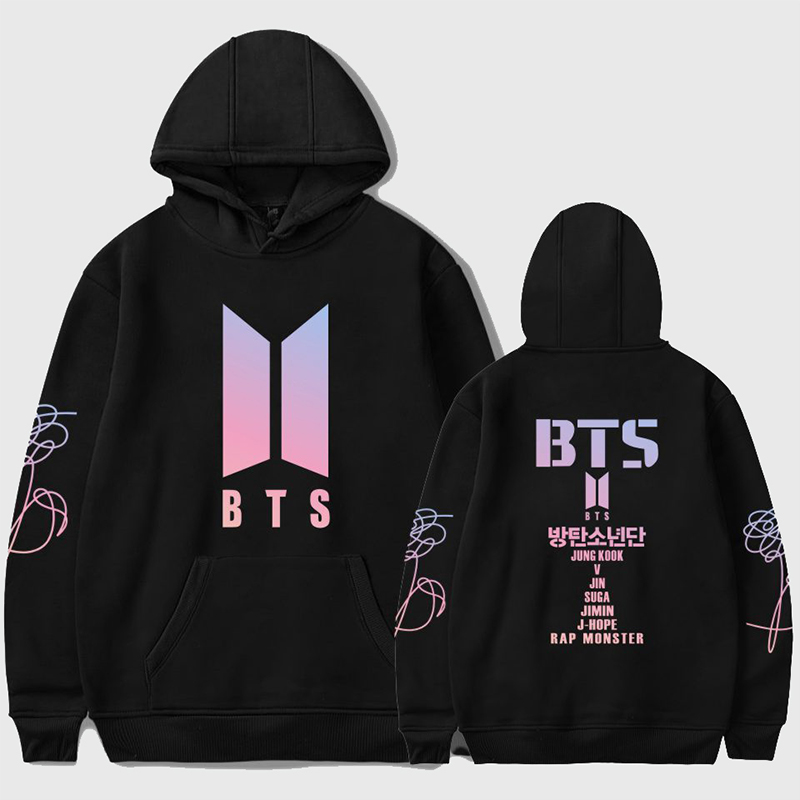

Lovely Casual Hooded Collar Letter Black Hoodie