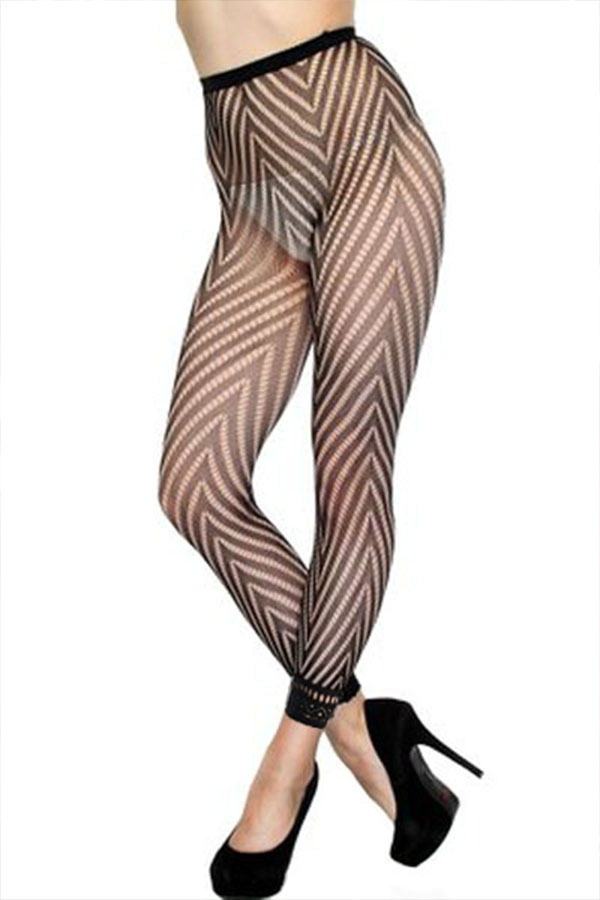 BACI BODYSTOCKING BLACK PATTERNED 50008-1