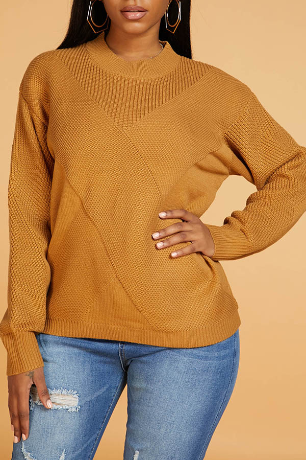 

Lovely Leisure Basic Khaki Sweater