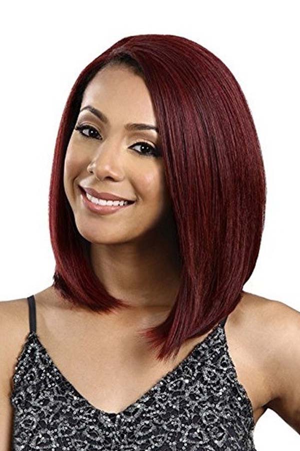 

Lovely Chic Wine Red Wigs