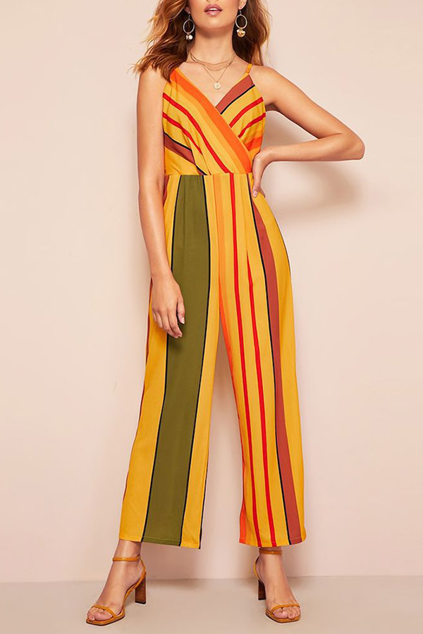 

Lovely Trendy Print Multicolor Jumpsuit, Multi