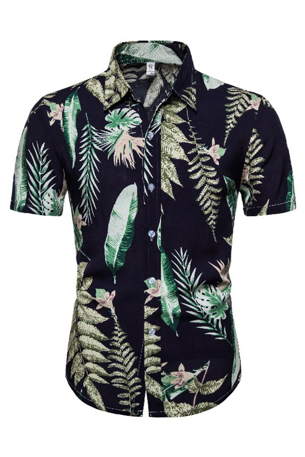 

Lovely Trendy Print Black Shirt