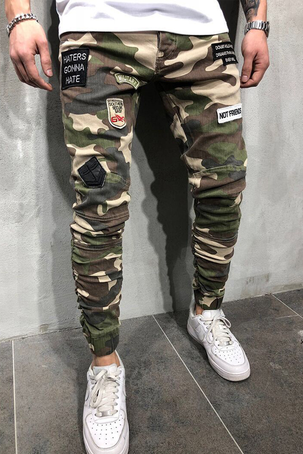 

Lovely Casual Camo Print Pants