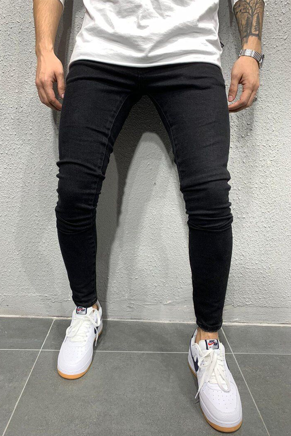 

Lovely Casual Basic Skinny Black Jeans