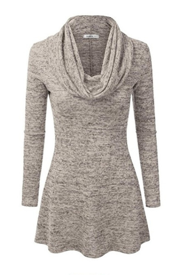 

Lovely Casual Basic Grey Plus Size Hoodie