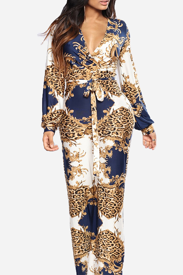 

Lovely Sweet Print Multicolor One-piece Jumpsuit, Multi