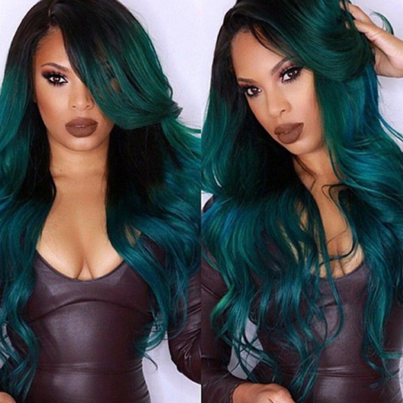 

Lovely Street Basic Green Wigs