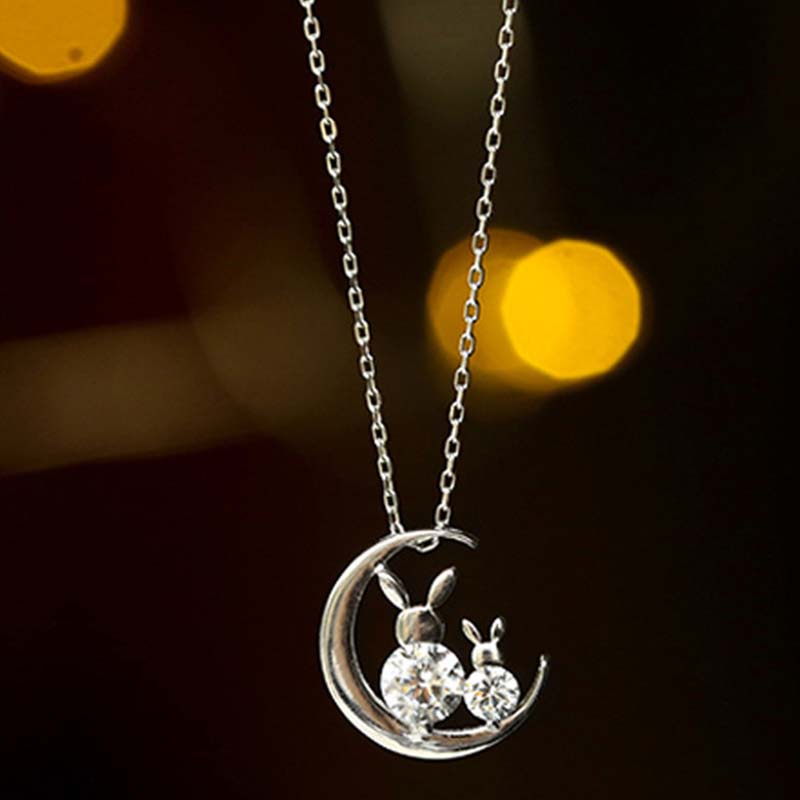

Lovely Trendy Cartoon Silver Necklace
