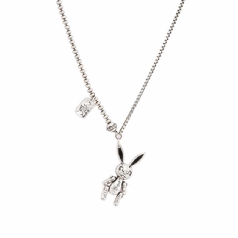 

Lovely Trendy Cartoon Silver Necklace