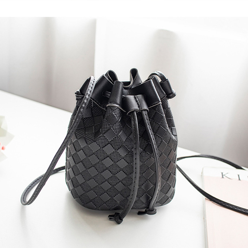 

Lovely Trendy Lace-up Black Crossbody Bag