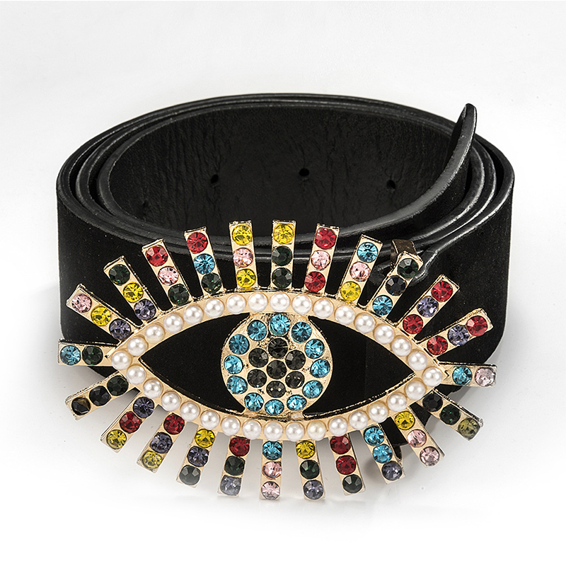 

Lovely Chic Crystal Multicolor Belt, Multi