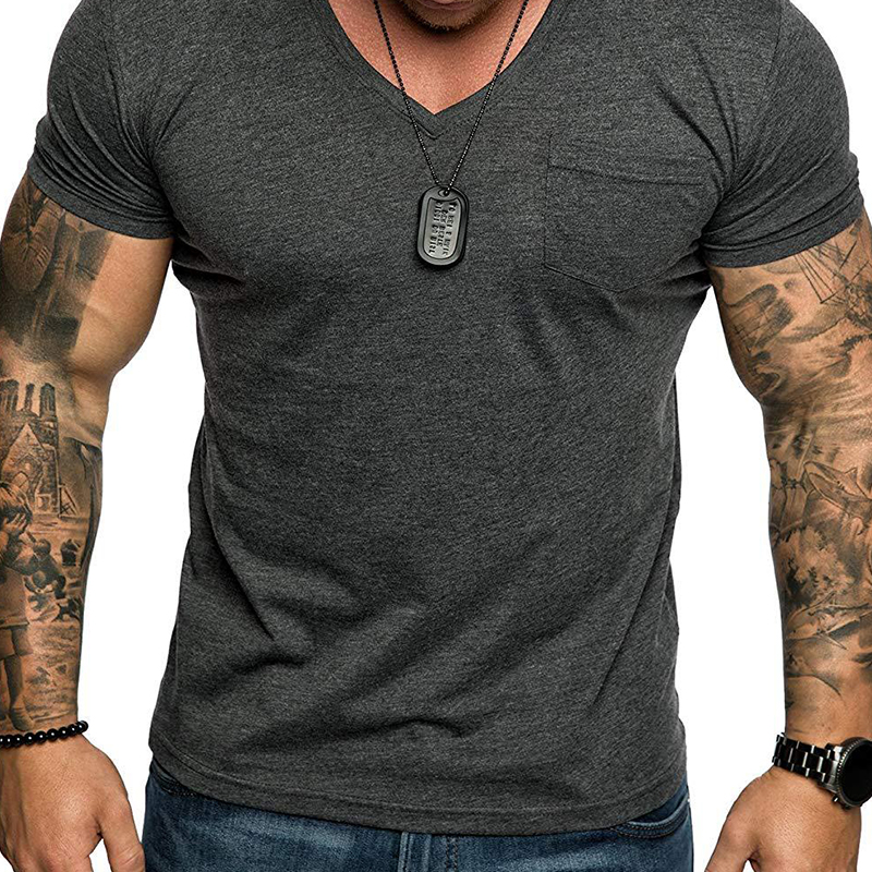

Lovely Casual Basic Dark Grey T-shirt