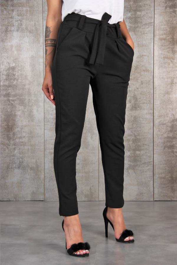 

Lovely Leisure Basic Black Pants