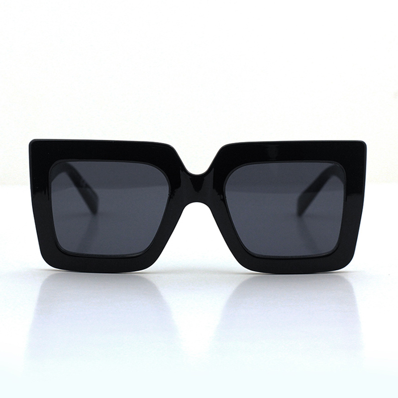 

Lovely Chic Big Frame Design Black Sunglasses