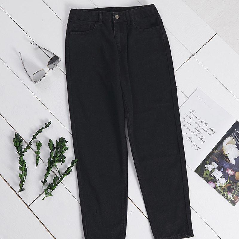 

Lovely Casual Basic Black Jeans