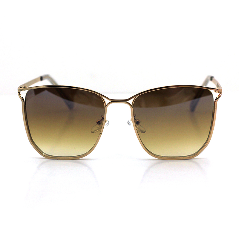 

Lovely Trendy Gradient Lens Gold Sunglasses