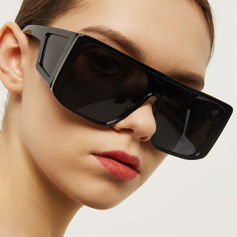 

Lovely Trendy Big Frame Design Black Sunglasses
