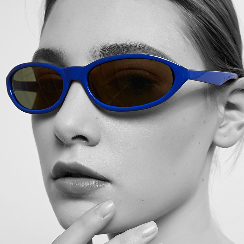

Lovely Retro Blue Sunglasses