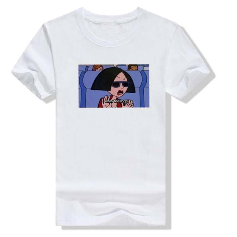 

Lovely Leisure Cartoon Print White Plus Size T-shirt