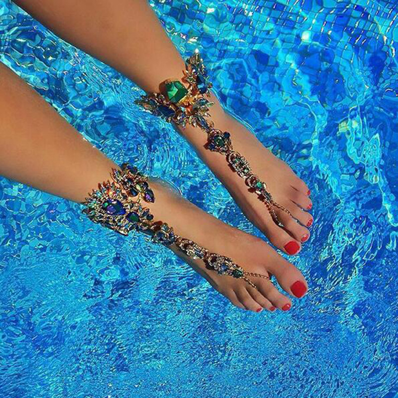 

Lovely Chic Hollow-out Multicolor Body Chain, Multi