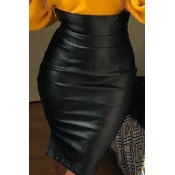 Lovely Sexy Skinny Black Skirt