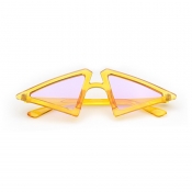 Lovely Stylish Triangle Yellow Sunglasses
