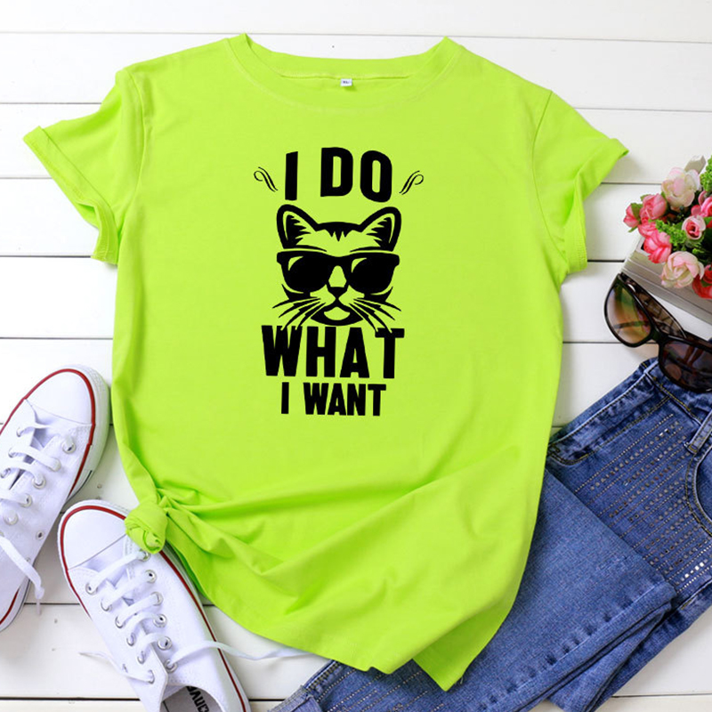 

Lovely Casual O Neck Cartoon Print Green Plus Size T-shirt
