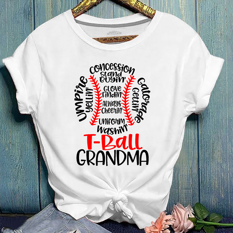 

Lovely Leisure O Neck Letter Print White T-shirt