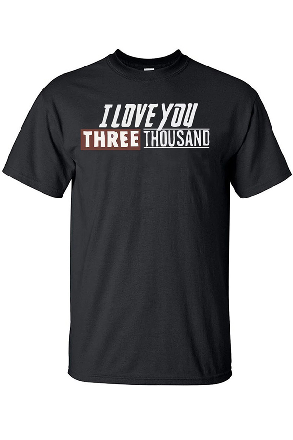 

Lovely Leisure O Neck Letter Black T-shirt