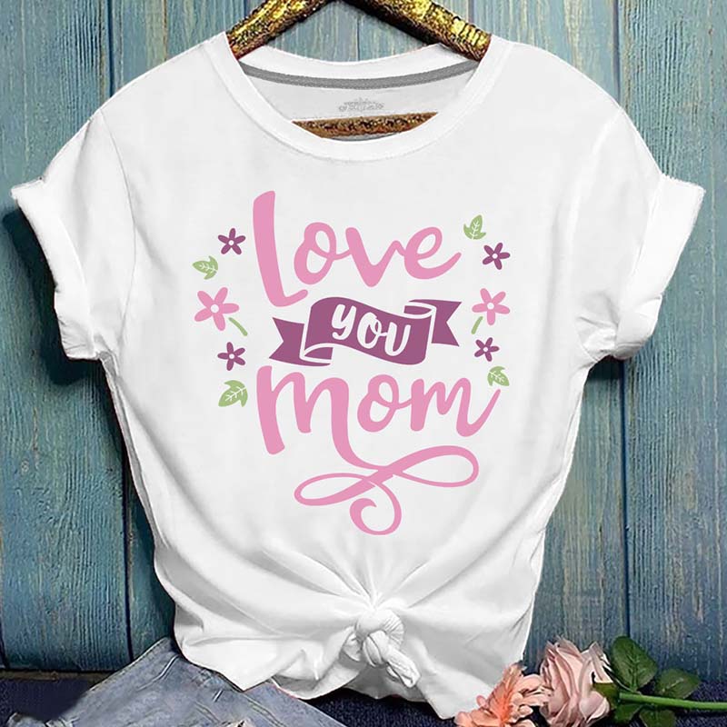 

Lovely Casual O Neck Letter Print White T-shirt