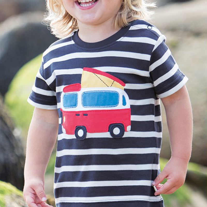 

Lovely Casual O Neck Striped Boy T-shirt, Stripe