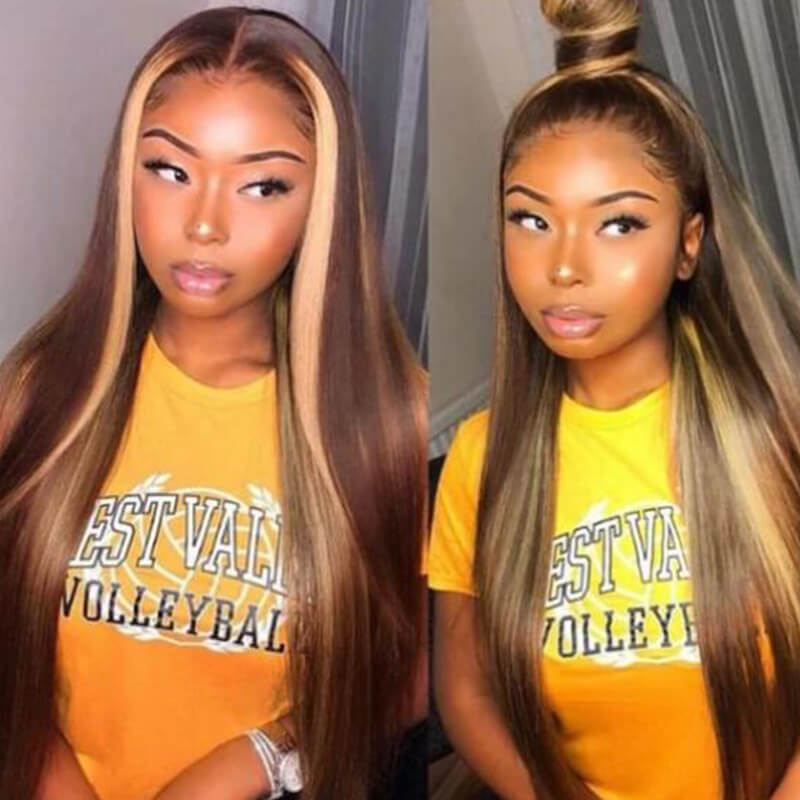 

Lovely Trendy Long Brown Wigs