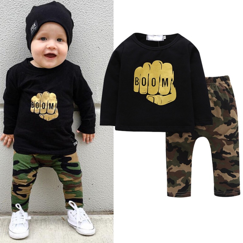 

Lovely Leisure Print Black Boy Two-piece Shorts Set