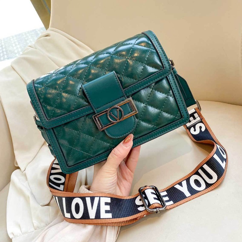 

Lovely Stylish Green Crossbody Bag