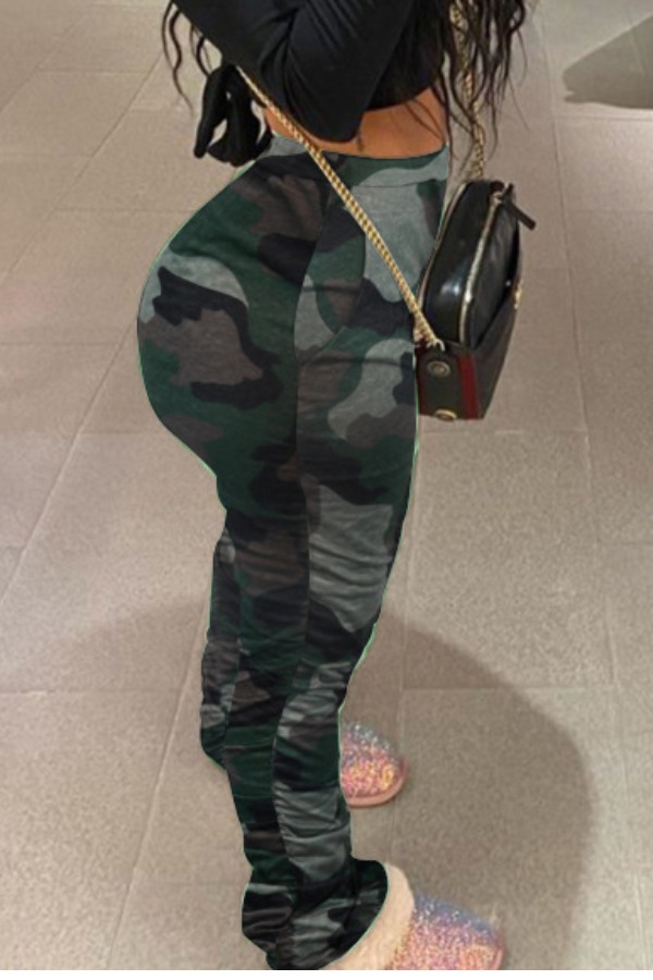 

Lovely Trendy Camo Print Pants