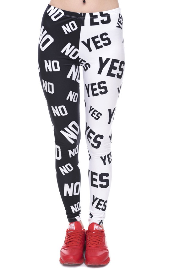 

Lovely Sportswear Letter Print Black Pants