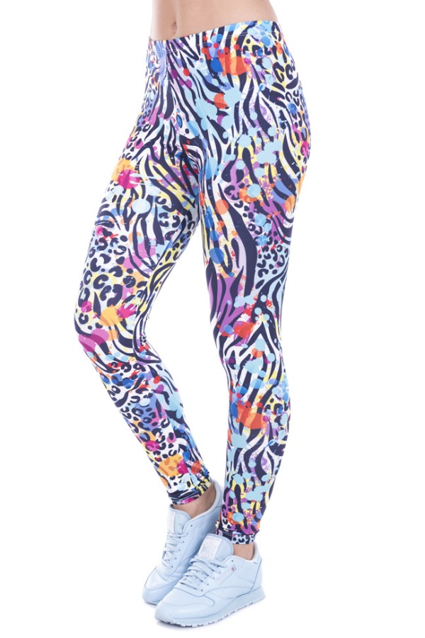 

Lovely Sportswear Print Multicolor Pants, Multi