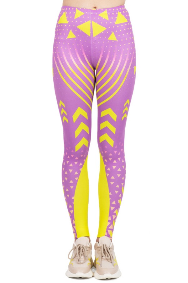 

Lovely Sportswear Print Purple Pants