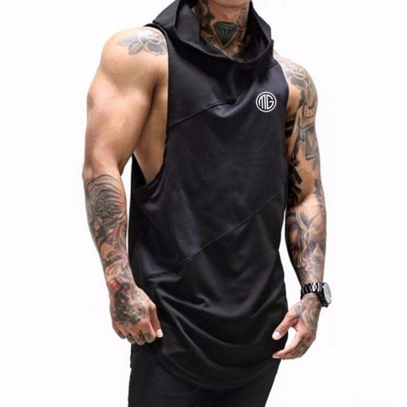 

Lovely Sportswear Letter Black Vest