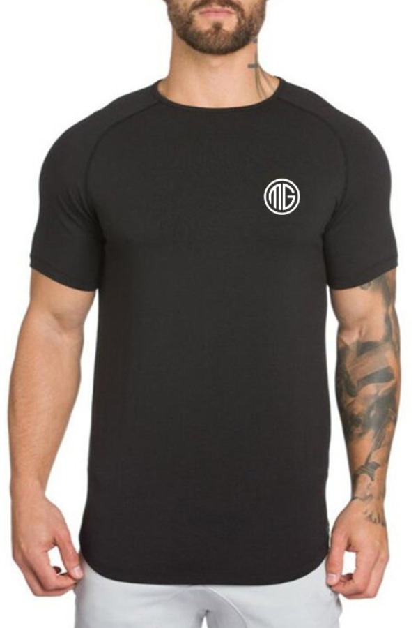 

Lovely Sportswear Letter Black T-shirt