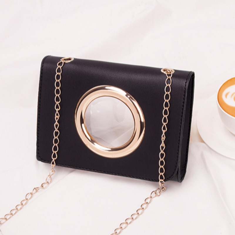 

Lovely Chic Patchwork Black Crossbody Bag