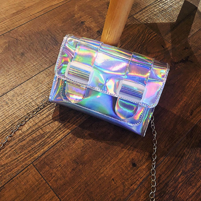 

Lovely Trendy Chain Strap Multicolor Crossbody Bag, Multi