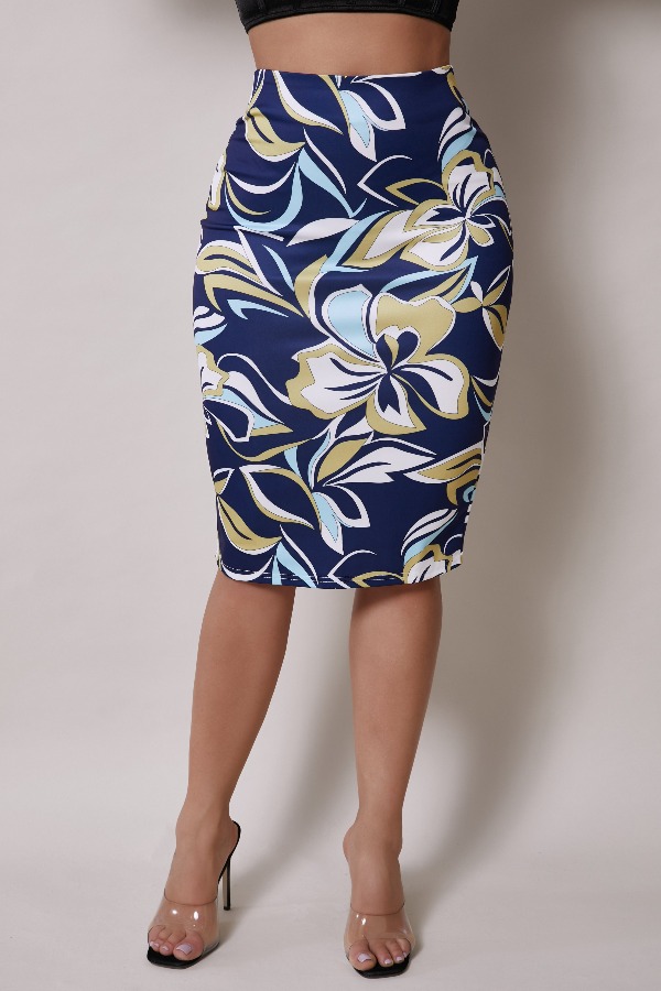 

Lovely Trendy Print Multicolor Skirt, Multi