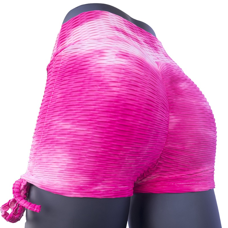 

Lovely Sportswear Tie-dye Rose Red Shorts