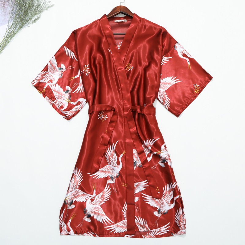 

Lovely Leisure Print Wine Red Sleepwear