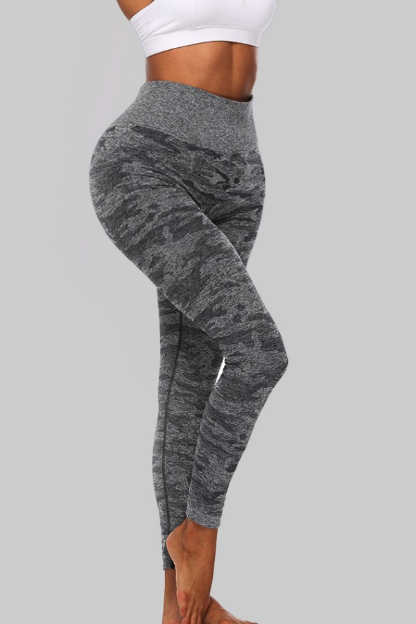 

Lovely Sportswear Print Black Pants