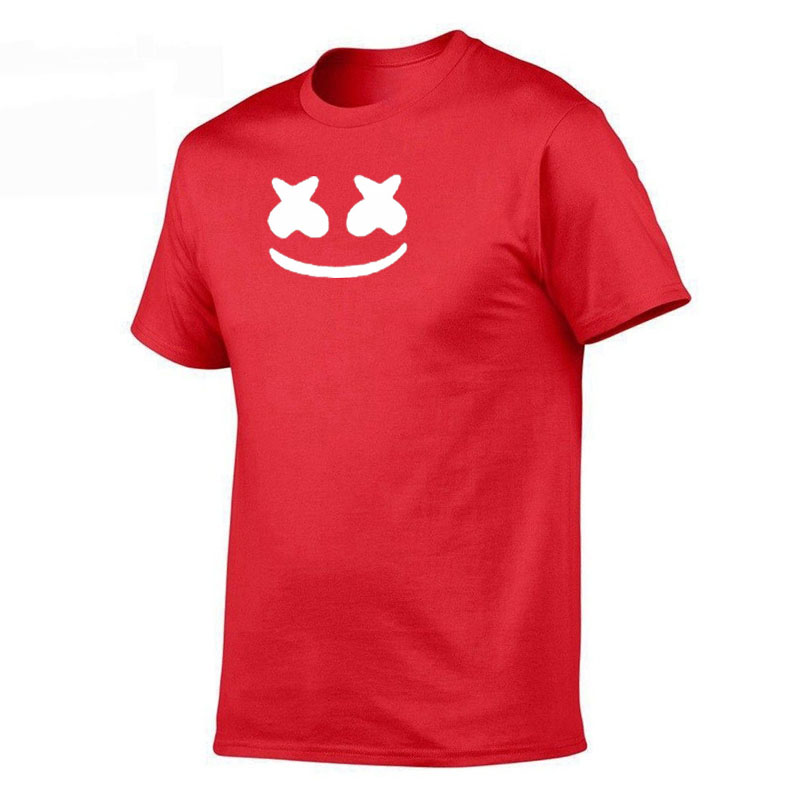 

Lovely Casual O Neck Print Red T-shirt
