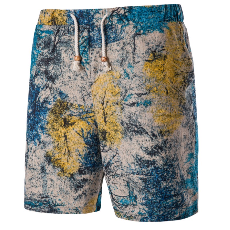 

Lovely Leisure Tie-dye Green Shorts